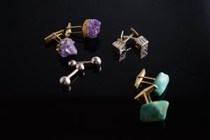 Stone elegance cuff links collection